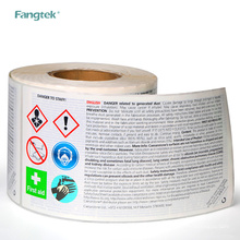 High Quality PVC PET Vinyl Custom 3 Layers Double Layer Label Sticker Self Adhesive